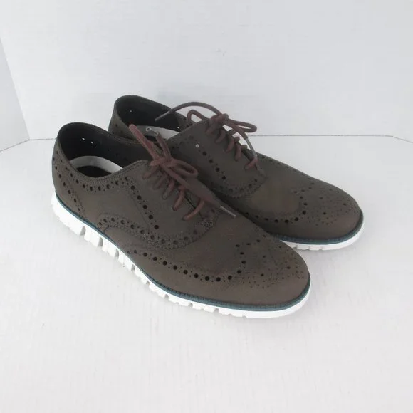 Cole Haan | Shoes | Cole Haan Zerogrand Wingtip Mens Brown Leather 